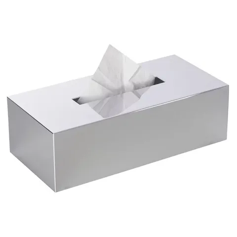 Tissue Box Covers Chrome