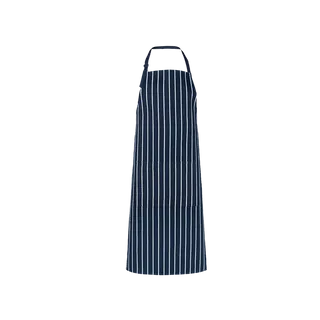 Blue Aprons with white Stripes