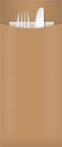 Cutlery Pouches kraft 1000/ctn