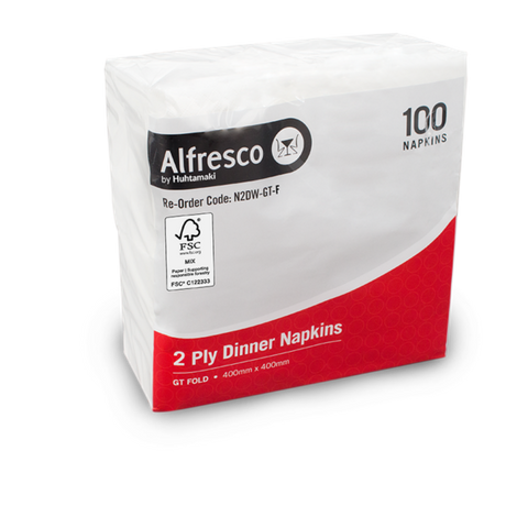 2Ply Dinner White GT FOLD