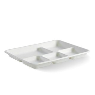 5-Compartment SugarCane Tray