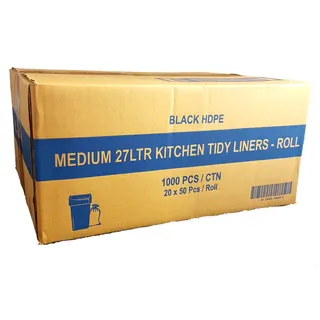 27 Lt Kitchen Tidy Black
