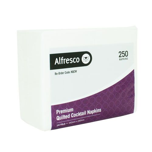 2Ply White Cocktail Napkin