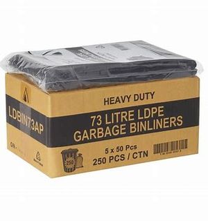 73lt H/D Garbage Bags 250/ctn