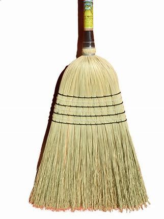 Straw Broom 7 Tie Shed