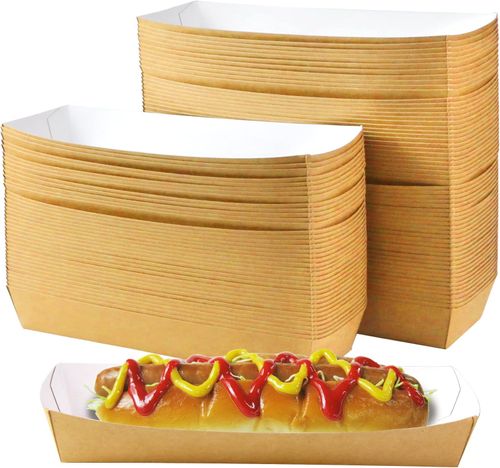 Paper Board Open Hot Dog Tray