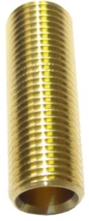 BRASS NIPPLING TUBE 15mm x 100mm  2449