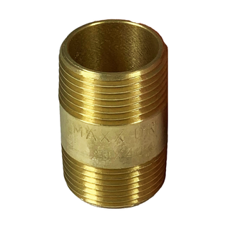 BRASS BARREL NIPPLE 20mm x 45mm  2804