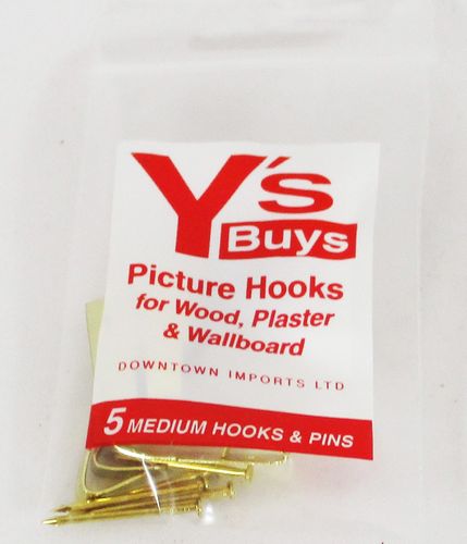 YS BUYS PICTURE HOOKS 5-MEDIUM (BOX OF 36)