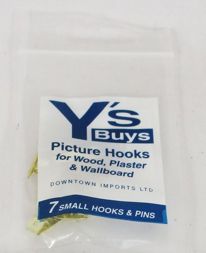 YS BUYS PICTURE HOOKS 7-SMALL (BOX OF 36)