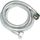 STAINLESS STEEL INLET HOSE WITH ELBOW 2.0MTR