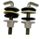 TOILET SEAT BOLTS CHROME METAL (1 pc)