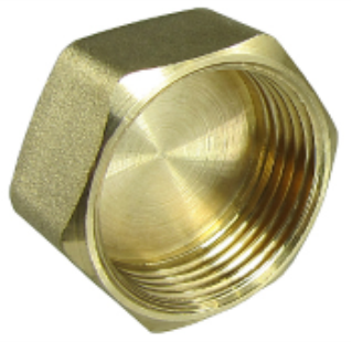 BRASS BLIND CAP 25mm  2075