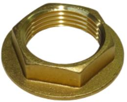 BRASS BACK NUT 25mm