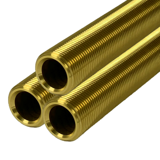 BRASS NIPPLING TUBE 20mm x 600mm - net price only