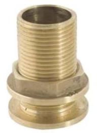 BRASS TANK OUTLET 20 x 45mm  2586