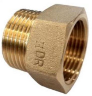 BRASS EXTENSION SOCKET 25mm