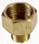 BRASS REDUCING SOCKET M/F 25 x 15mm