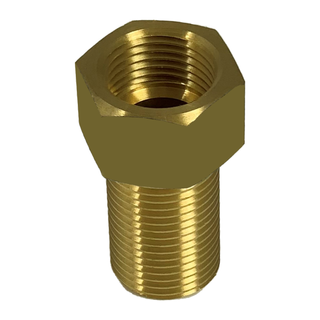 BRASS HEX EXTENSION SOCKET 15 x 32mm LONG