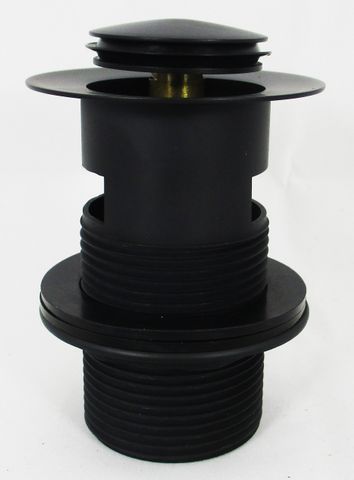 32mm POP UP WASTE W/OVERFLOW BLACK