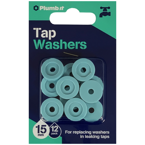 15MM BLUE TAP WASHERS (12PK)