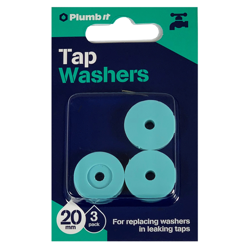 20MM BLUE TAP WASHERS (3PK)