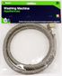 BRAIDED INLET HOSE WITH ELBOW 1.2MTR