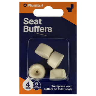 SEAT BUFFERS WHITE (4PK)