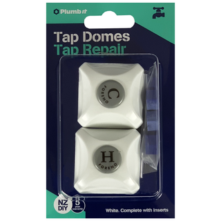 TAP DOMES WHITE WITH INSERTS