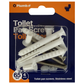 TOILET PAN SCREW SET S/S 65MM