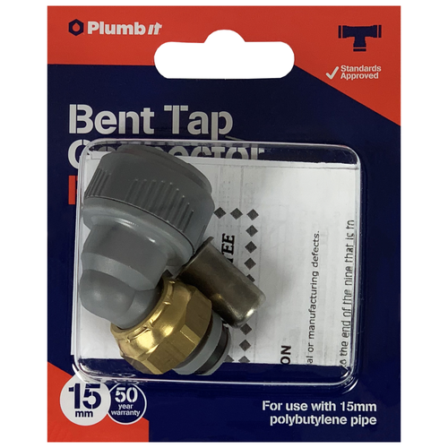 15MM BENT TAP CONNECTOR