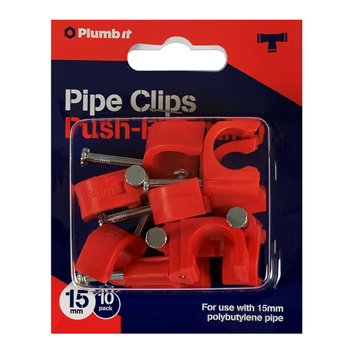 15MM PIPE CLIPS (10PK)