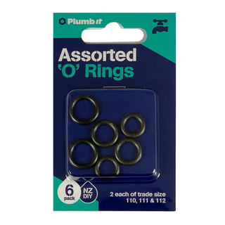 O RINGS 6PK TRADE SIZE 110