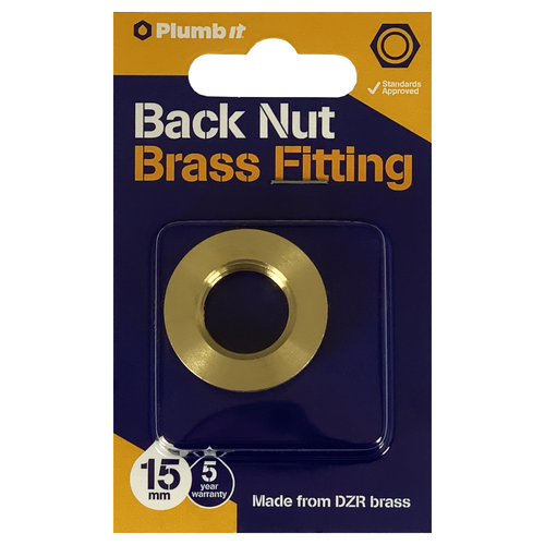 15MM BACK NUT