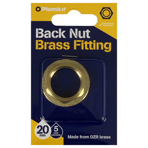 20MM BACK NUT