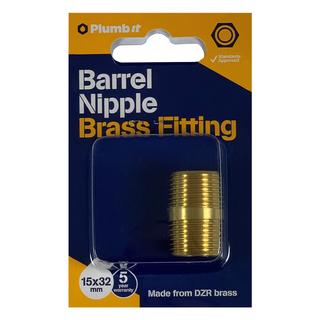 15MM x 32MM BARRELL NIPPLE