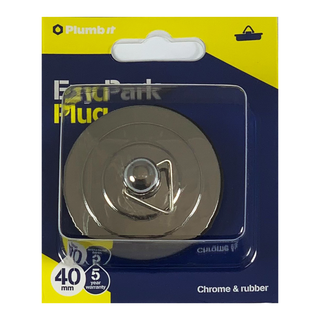 40MM CHROME & RUBBER SINK PLUG