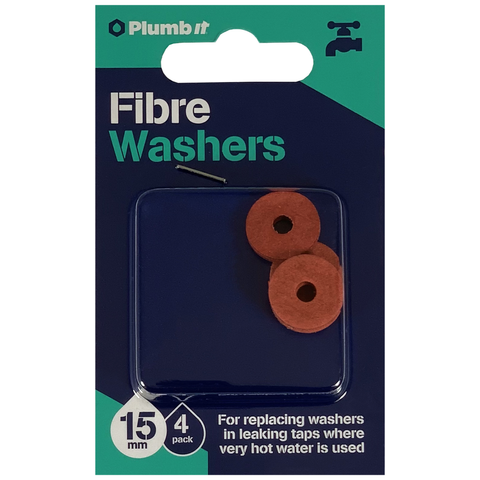 15MM TAP FIBRE WASHERS (4PK)