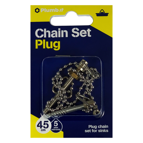 PLUG CHAIN SET FOR SINKS 45CM