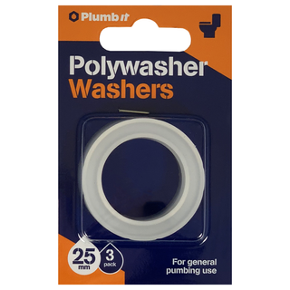 25MM POLYWASHER (3PK)