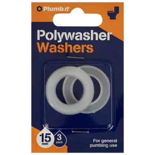 15MM POLYWASHER (3PK)