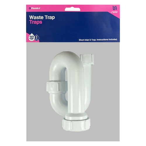 32MM SHORT INLET S TRAP