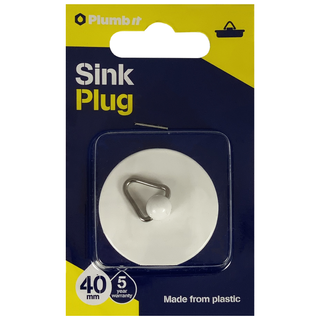 40MM PLASTIC SINK PLUG