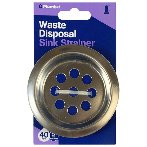 S/S WASTE DISPOSAL SINK STRAINER