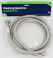 STAINLESS STEEL INLET HOSE WITH ELBOW 3.0M