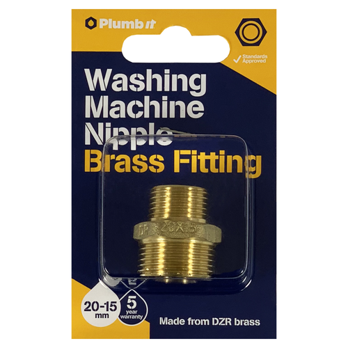 20 X 15MM WASHING MACHINE NIPPLE