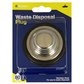 STAINLESS STEEL WASTE DISPOSAL PLUG