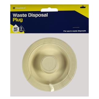 RUBBER WASTE DISPOSAL PLUG