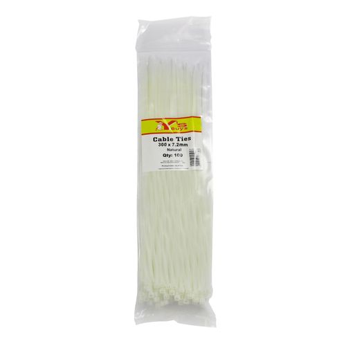 RELEASABLE CABLE TIES 300 X 7.2MM