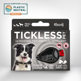 Ultrasonic Tick and Flea Repellant for Pets - Blac